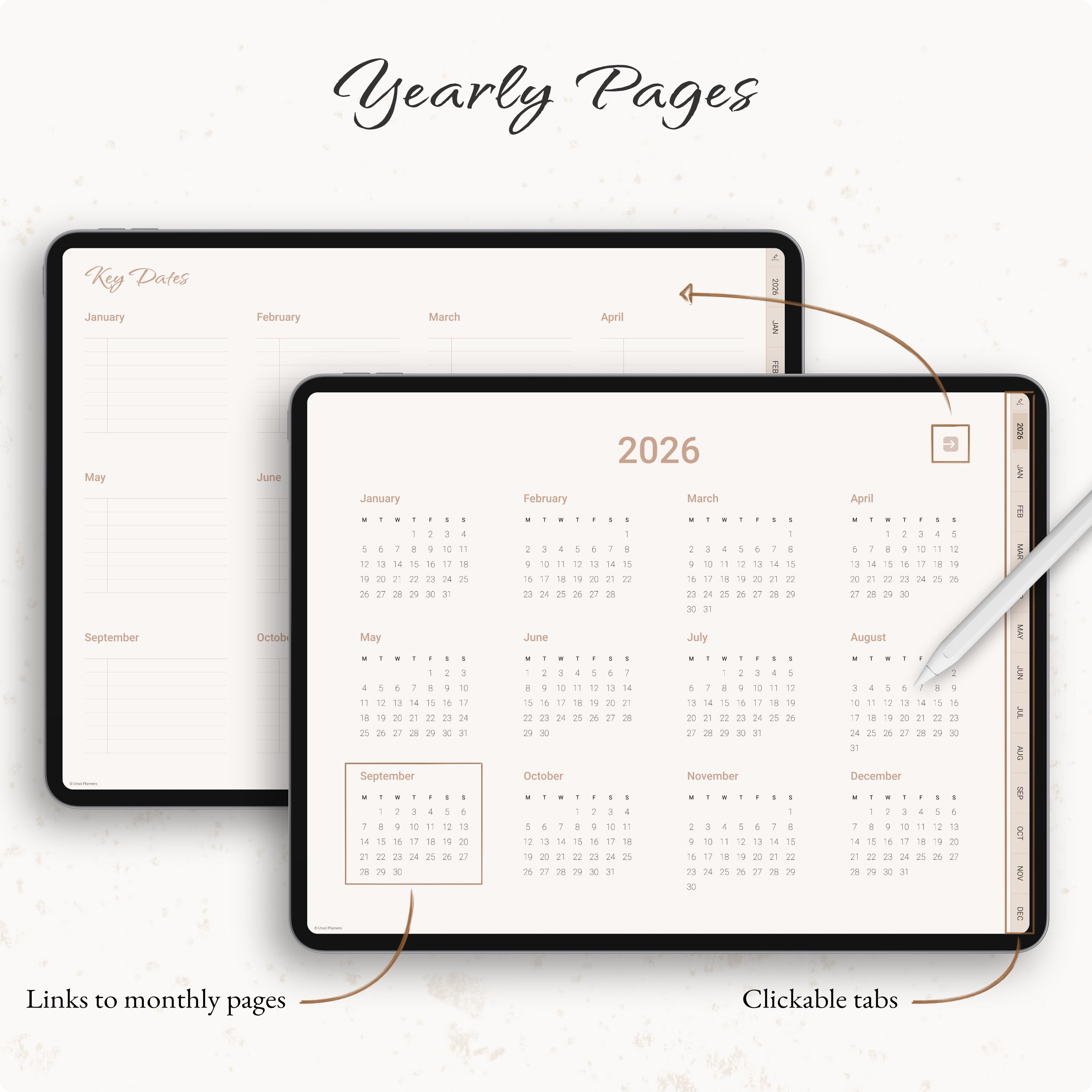 Minimalist Digital Planner 2026: Weekly & Monthly (digital Download) - Etsy