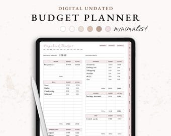 Digital Paycheck Budget Planner: GoodNotes Financial Tracker (Digital Download)