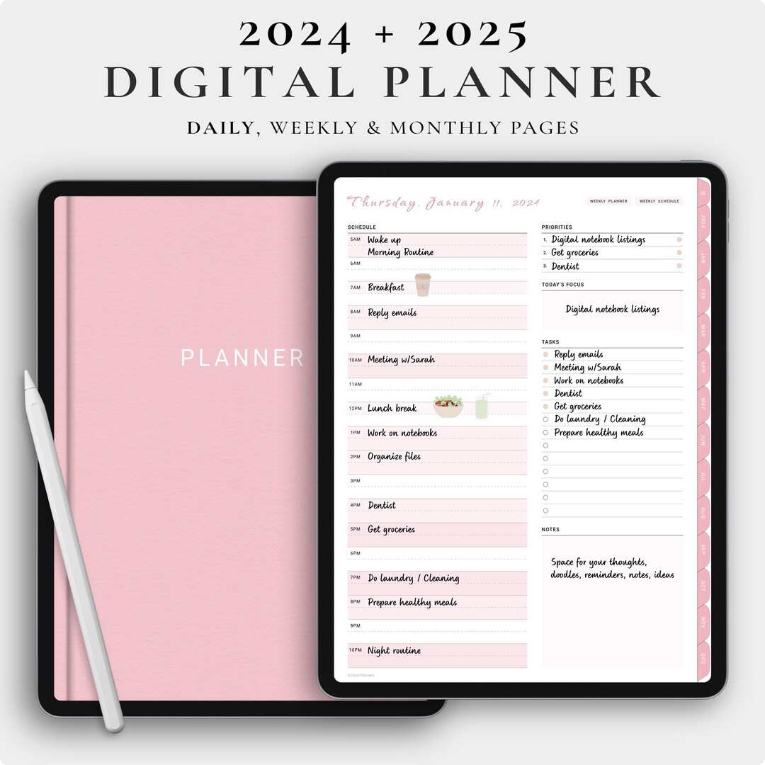 Digital Planner, Goodnotes Planner, 2025 2025 Planner, Daily Planner
