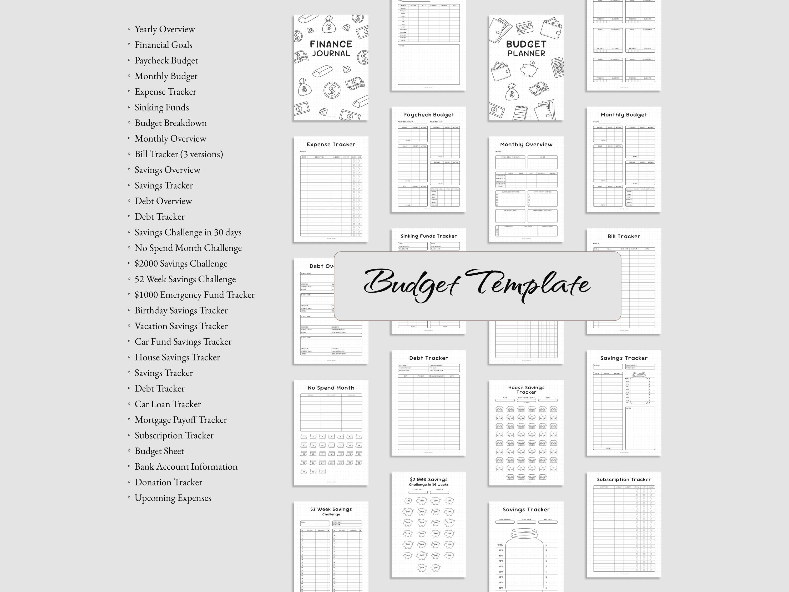 Journal Bundle: A5 & A4 Printable Planner Pages, 2025 2026 Planner ...