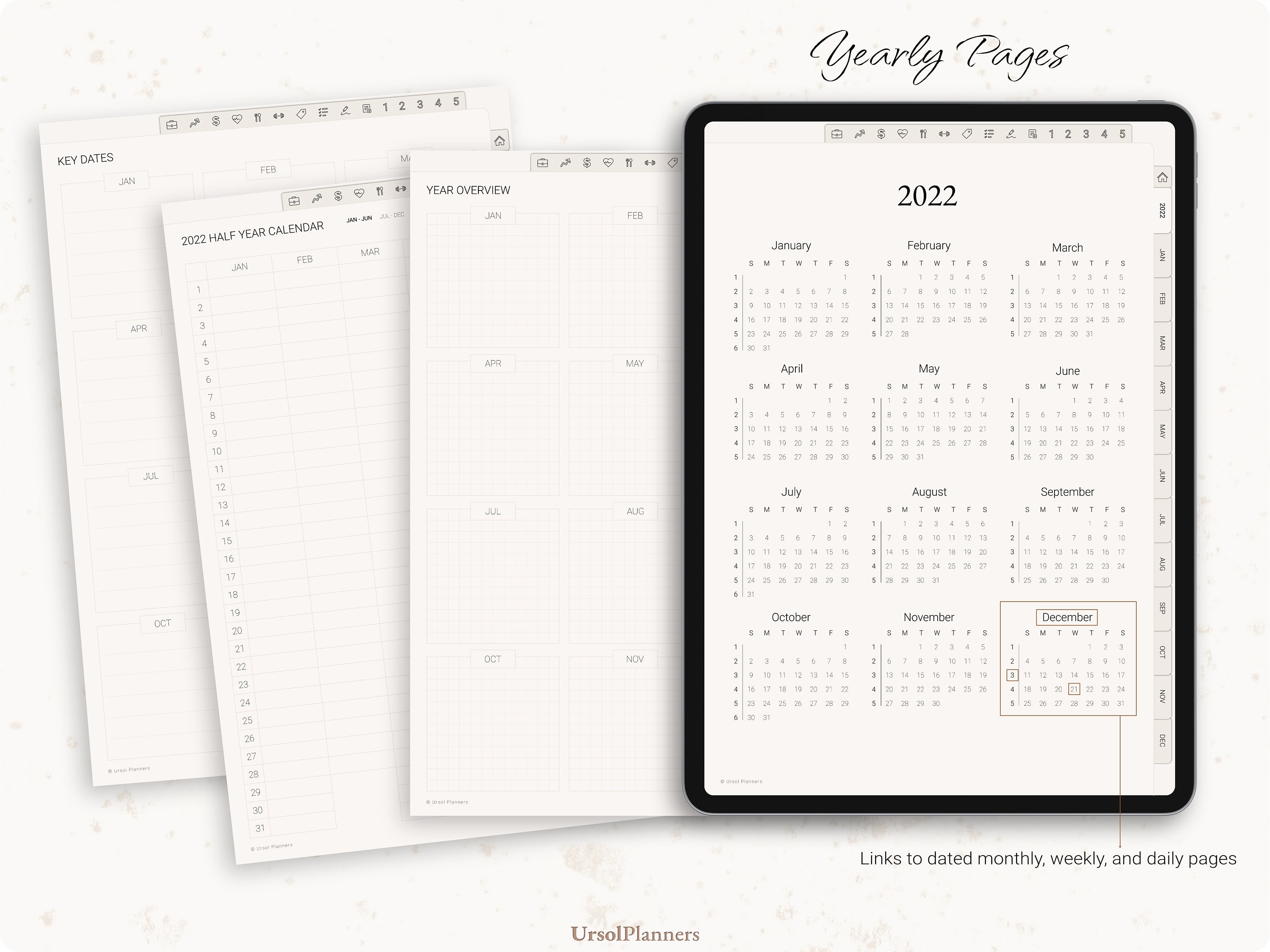Digital Planner 2022 Goodnotes Planner Notability Planner Etsy España