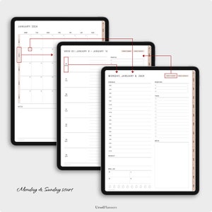 daily planner, digital planner, digital journal, weekly planner, goodnotes planner, monthly planner, digital calendar, digital notebook, planner digital, good notes planner, planner template, 2024 digital planner, planner 2024