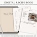 Digital Recipe Book for Goodnotes Notability, Digital Recipe Journal, Blank Digital  Recipe Book, Beige, Recipe Planner 