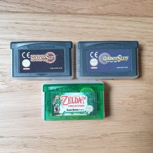 Zelda 7in1 and Golden Sun 2 GBA Collection Value Bundle Nintendo Game Boy Advance Carts Cases. Games inc Minish Cap, Lost Age & more image 1