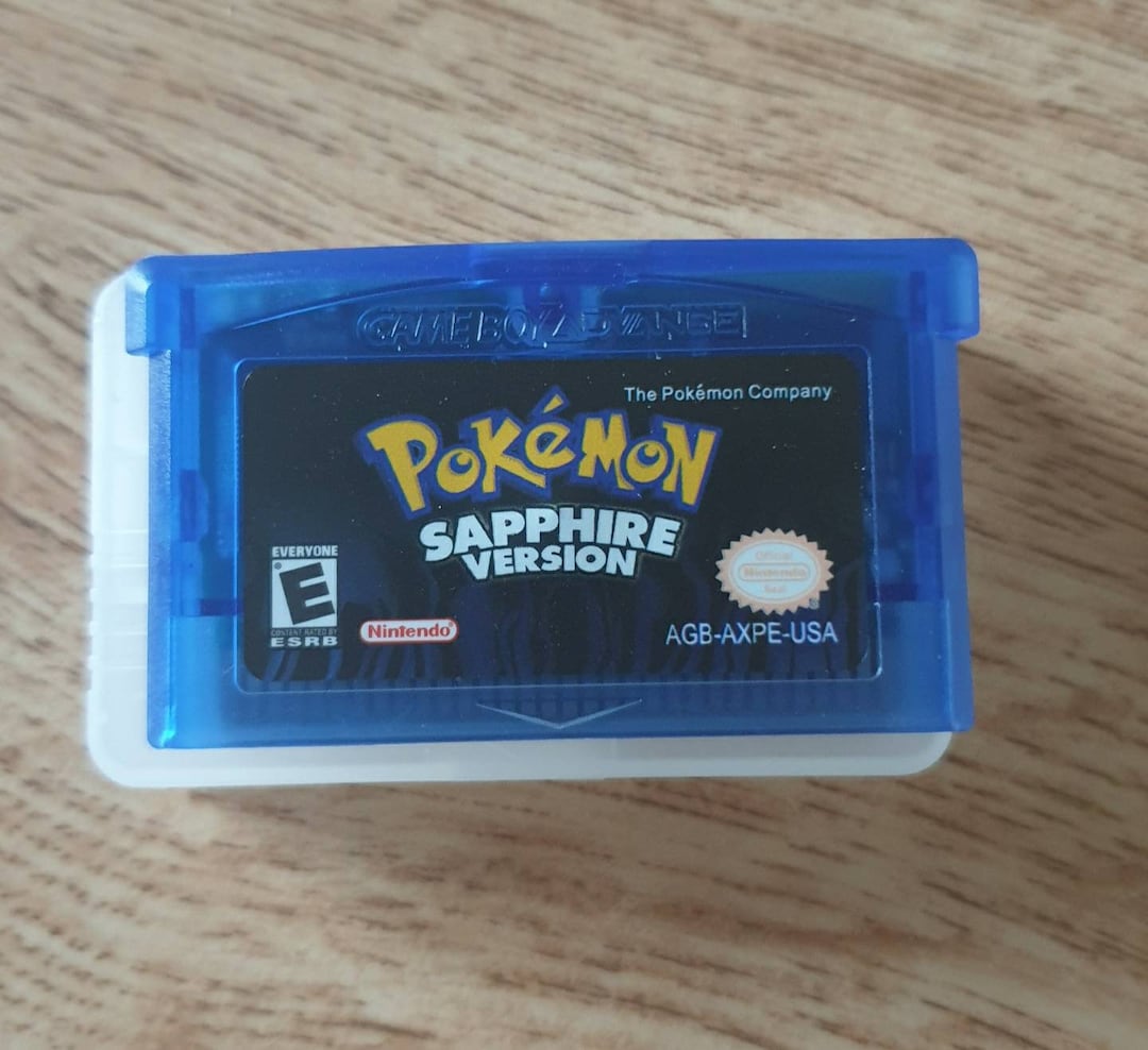 Pokemon Sapphire Version - Nintendo Game Boy Advance. GBA Pokemon Sapphire Version - Nintendo Game Boy Advance. GBA