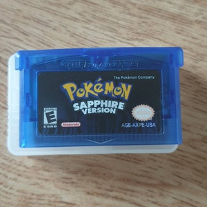 ポケモン サファイア バージョン - 任天堂 ゲームボーイアドバンス。GBAカートリッジ（ケース付き）