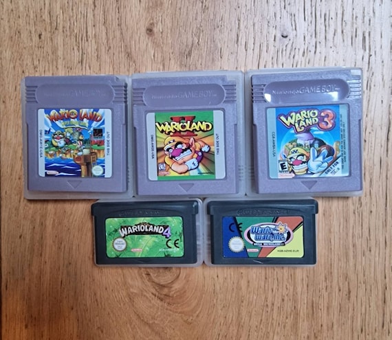 Lot de jeux Wario Land 5. Nintendo Game Boy Color/Advance. Chariots GBA /  GBC avec mallettes. Wario Land 1, 2, 3, 4 et Wario Ware Inc. -  Canada