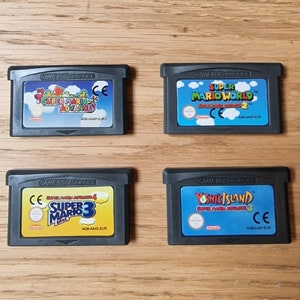 Super Mario Advance Collection: 4 Game Value Bundle - Nintendo Game Boy Advance. Karty GBA z etui