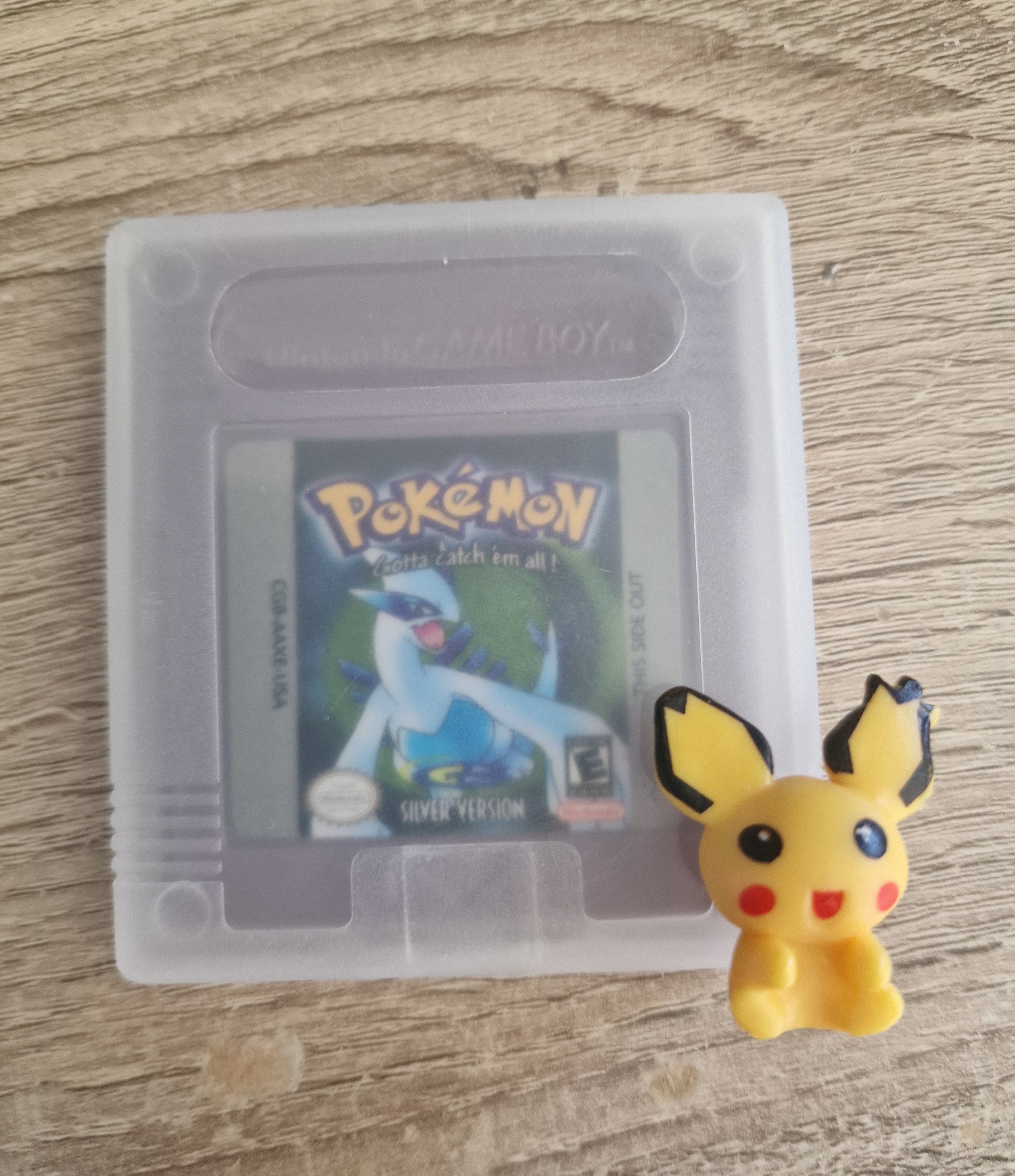 Pokemon Silver Version With FREE Toy - Nintendo Game Boy Pokemon Silver Version With FREE Toy - Nintendo Game Boy