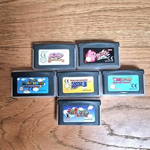 カービィVSマリオ GBA コレクション: 6 つのゲームバリューバンドル - 任天堂ゲームボーイアドバンス。新しいカートリッジとケース。マリオワールド、ナイトメア・イン・ドリームランドなど。