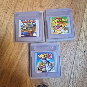 Wario Land Game Boy Collection: 3 Game Value Bundle - Nintendo Game Boy Colour. New Carts With Cases. Wario Land 1, 2, and 3.