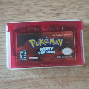 Pokemon Ruby Version - Nintendo Game Boy Advance. GBA Cart With Case