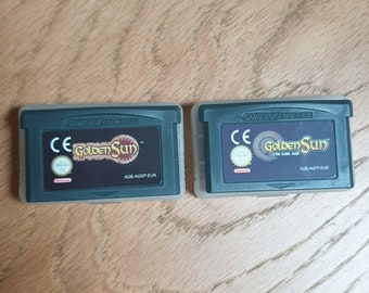 Golden Sun 2 Game Value Bundle - Nintendo Game Boy Advance. GBA Carts With Cases. Golden Sun 1 and 2: The Lost Age