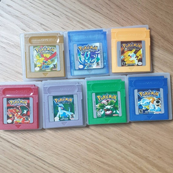 NEW Version Pokemon Gold Silver Crystal Red Yellow Blue Green