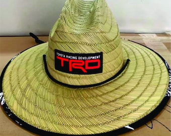 真新しいTRD麦わら帽子トヨタレーシング開発