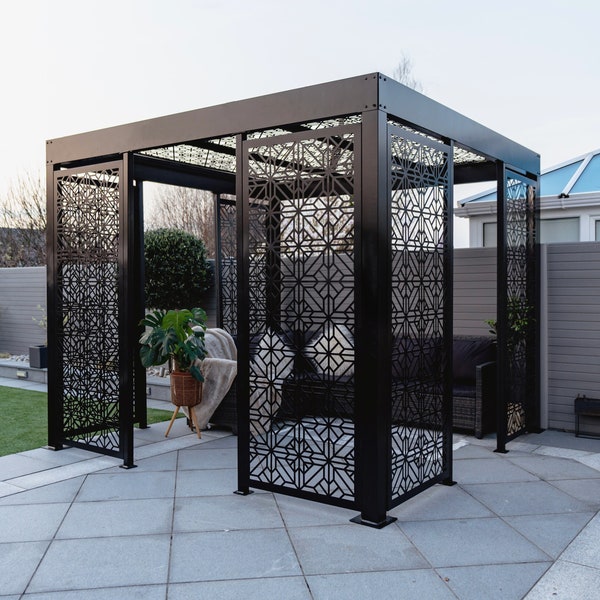 Pergola Aluminium 3m x 3m, Garden Decoration, Garden Furniture, Privacy Screen, Outdoor Living, Gazebo, Home and Living