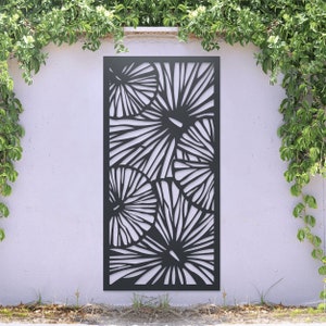 Garden Screen in Segments Design Metal, Decorative Screen, Home Decor, Garden Decoration, Room Divider, Wall Art, Home and Living, Trellis