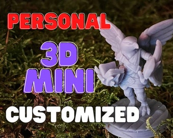 Personalisierte Tabletop Figur I BESCHREIBUNG LESEN! I Cumstom 3D Tabletop Miniature I Dungeons and Dragons I Roleplay I 3D Print Service