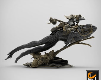Tabletop miniature frog various versions - Mouse - RescaleMiniatures - The Tale of Archduke Mousin - armored frog