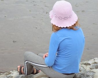 Bucket Hat for baby, child and women, crochet pattern, pdf