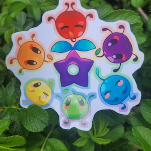 Junimo Stardrop Wreath Stardew Valley Vinyl Sticker