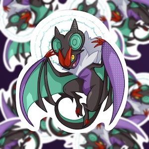 Noivern Chibi Vinyl Sticker