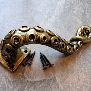 Steampunk door handle / doorknob &quot;Kraken&quot;