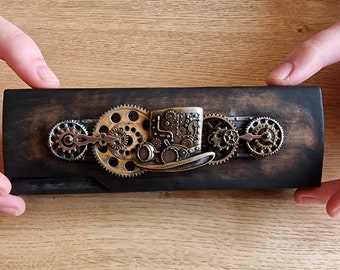 Etui à lunettes Steampunk "Top Hat"