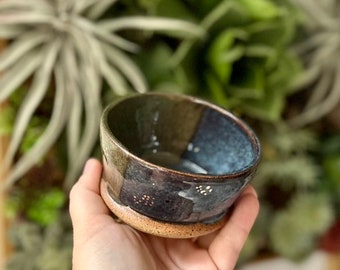 Forest Green Trinket Bowl with 22ct Gold Accents