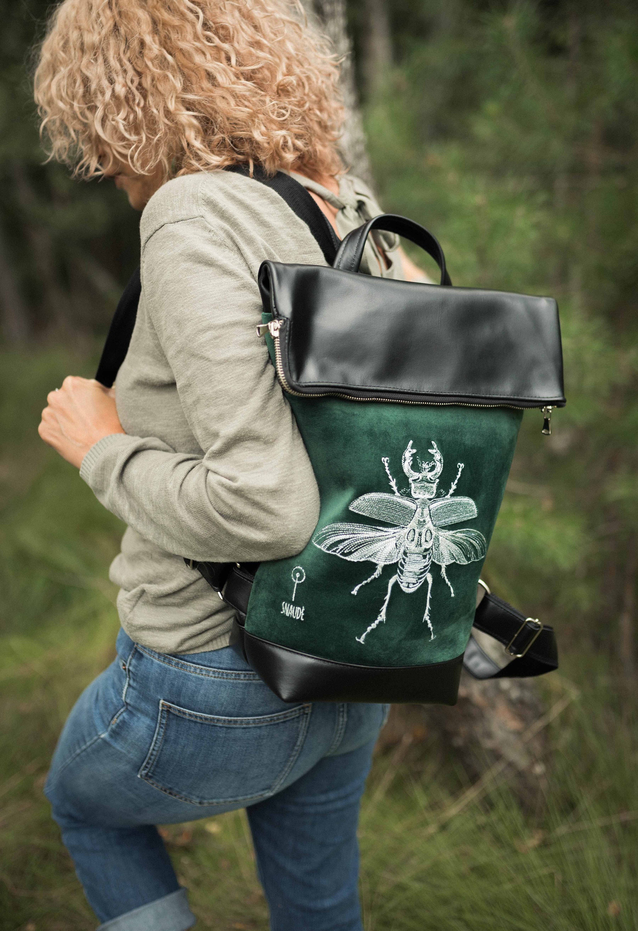 Leather Wrap Bag /  BUG / F