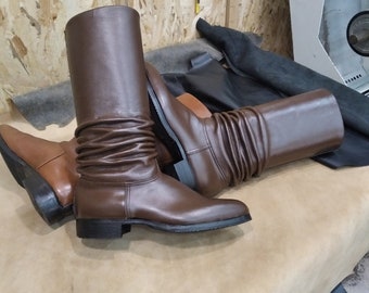 Handmade Cretan traditional boots (stivania) personalized made only for you.