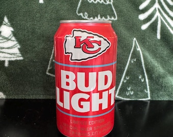 NEW 2024 Chiefs Beer Can Candles: Back-to-Back Super Bowl Champions RED Can!