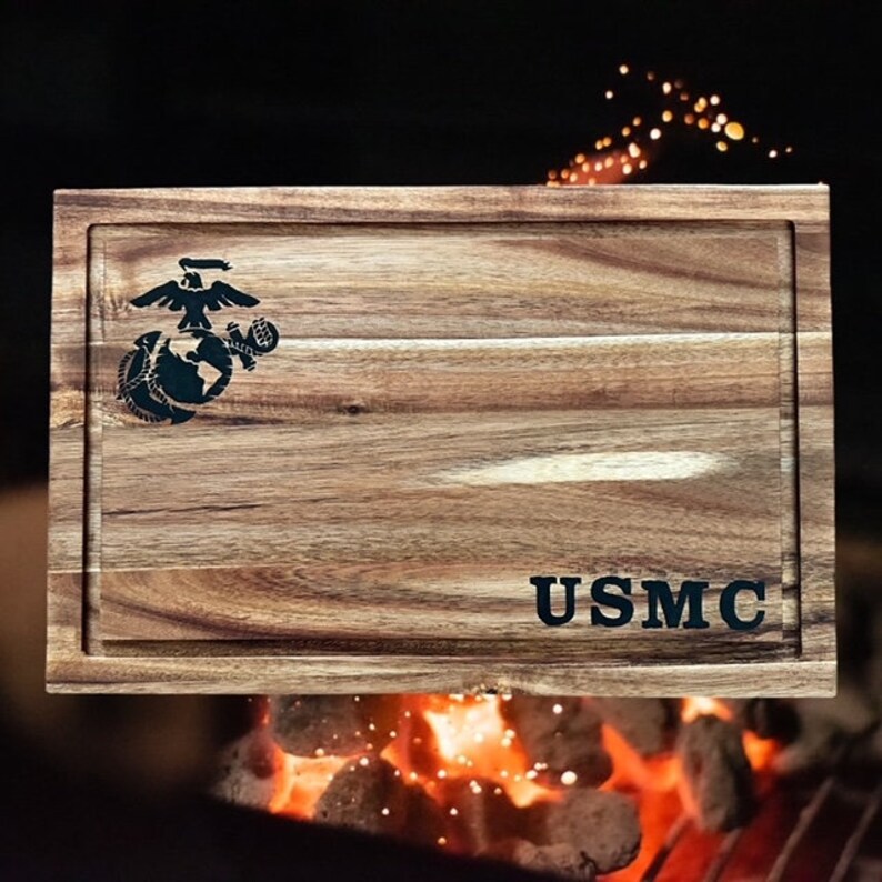 Cutting Board USMC Marine Corps Eagle Globe and Anchor EGA & Etsy