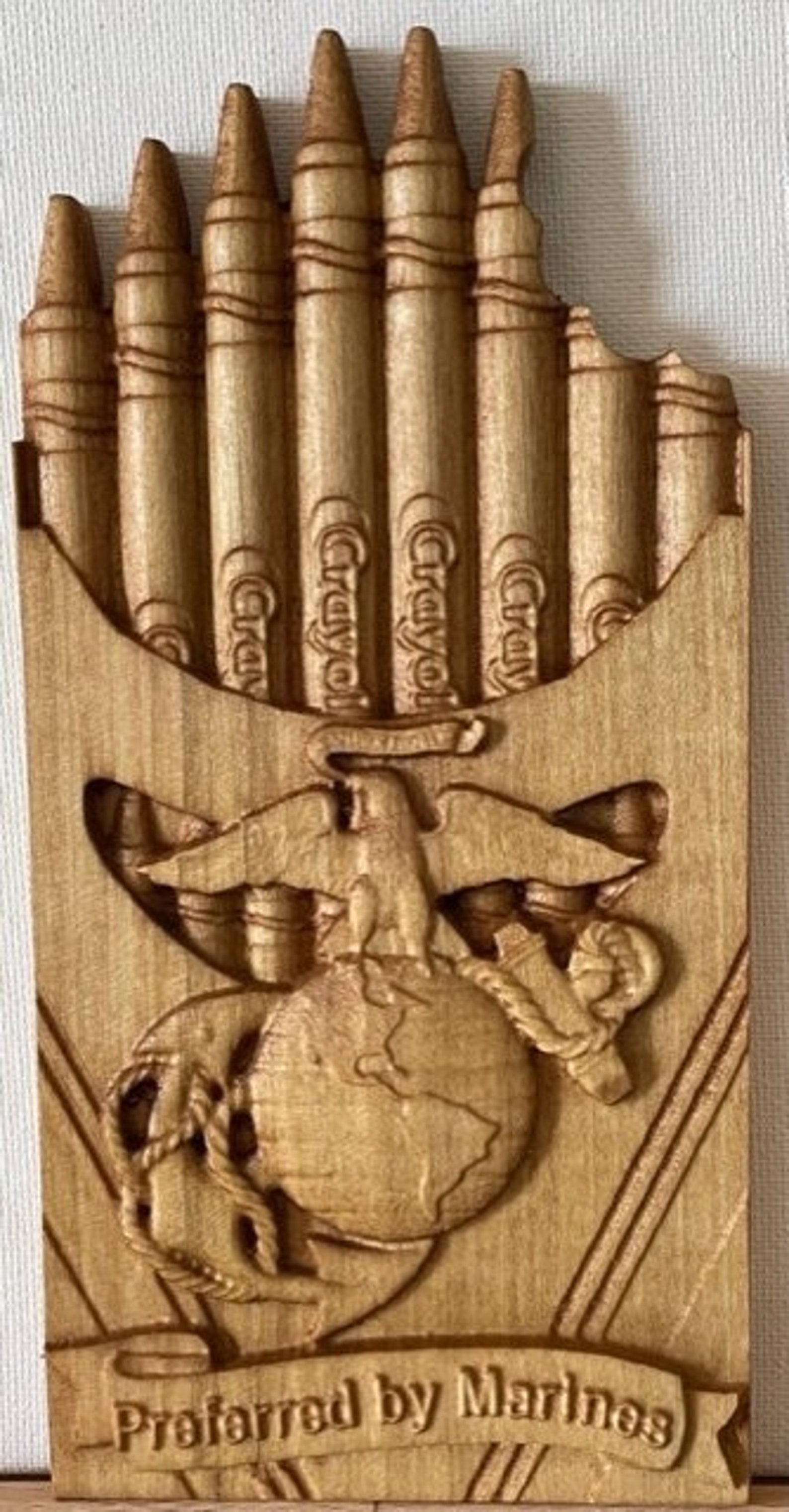 USMC Marines Crayon Box Eagle Globe & Anchor EGA Semper Etsy