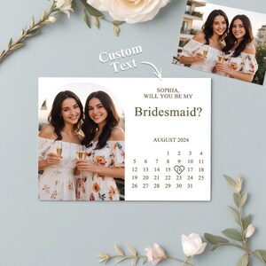 Cartão de proposta de madrinha personalizado Você será minha madrinha Cartão de data do casamento