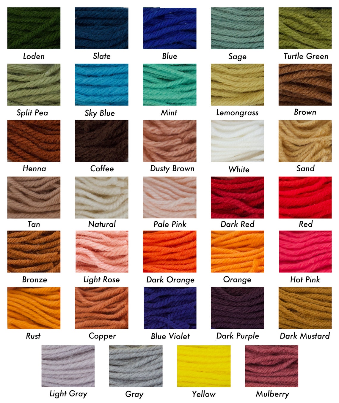 Vintage Pre Cut Latch Hook Rug Yarn Etsy