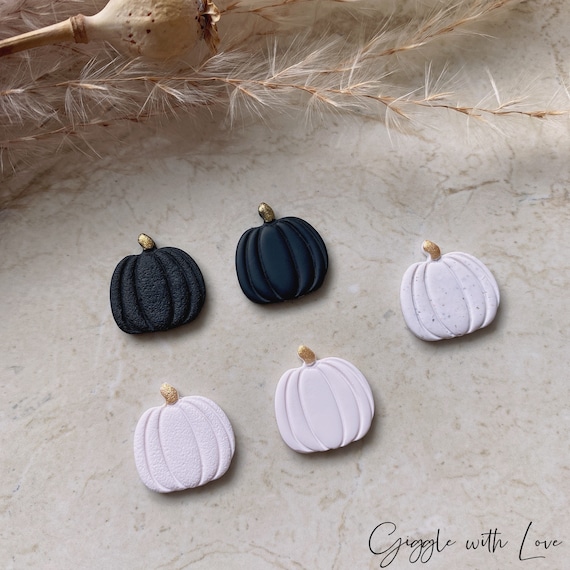 Polymer Clay Pumpkin Studs|Fall Clay pumpkin earrings|Autumn thanksgiving Studs|Minimalist Pumpkin Clay Earrings |Personalize gift for her