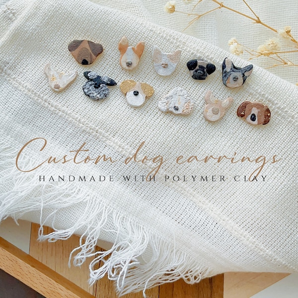 Polymer Clay Dog Etsy