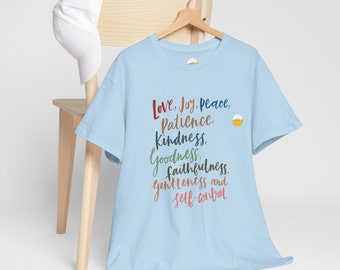 Fruit of the Spirit-shirt, Galaten 5:22-23, christelijk uniseks T-shirt