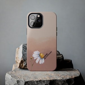 Consider how the wildflowers grow Phone Case, Faith iPhone Case, Boho Bible Verse Phone Case Retro Dandelion iPhone, Samsung Galaxy Case