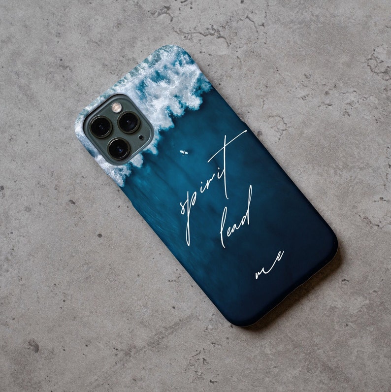 Oceans Christian Phone Case: Spirit Lead Me, Bible Verse image 10