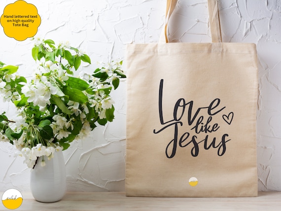 Loving Jesus With All My Hearts Tote bag Loving Jesus With All My Hearts Tote bag