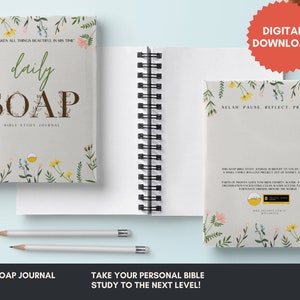 SOAP Bible Study Journal: Printable Christian Planner (Digital Download)