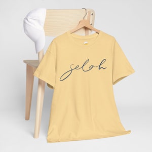 Selah Shirt: Christian Hand Lettered Unisex Cotton Tee
