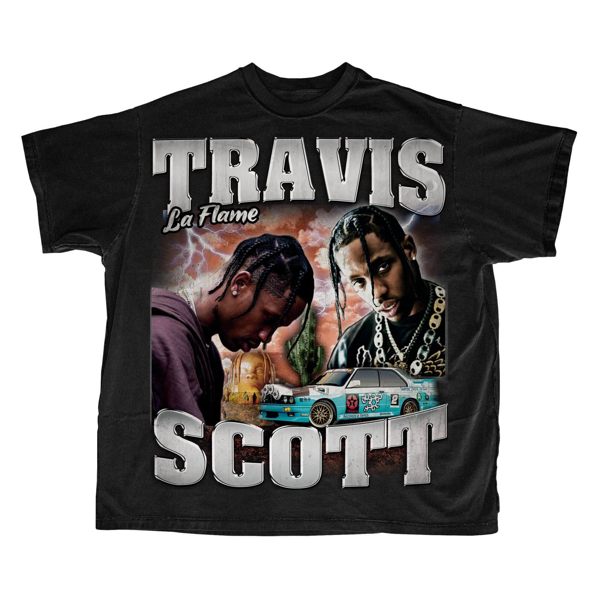 Travis Scott T-shirt - Etsy