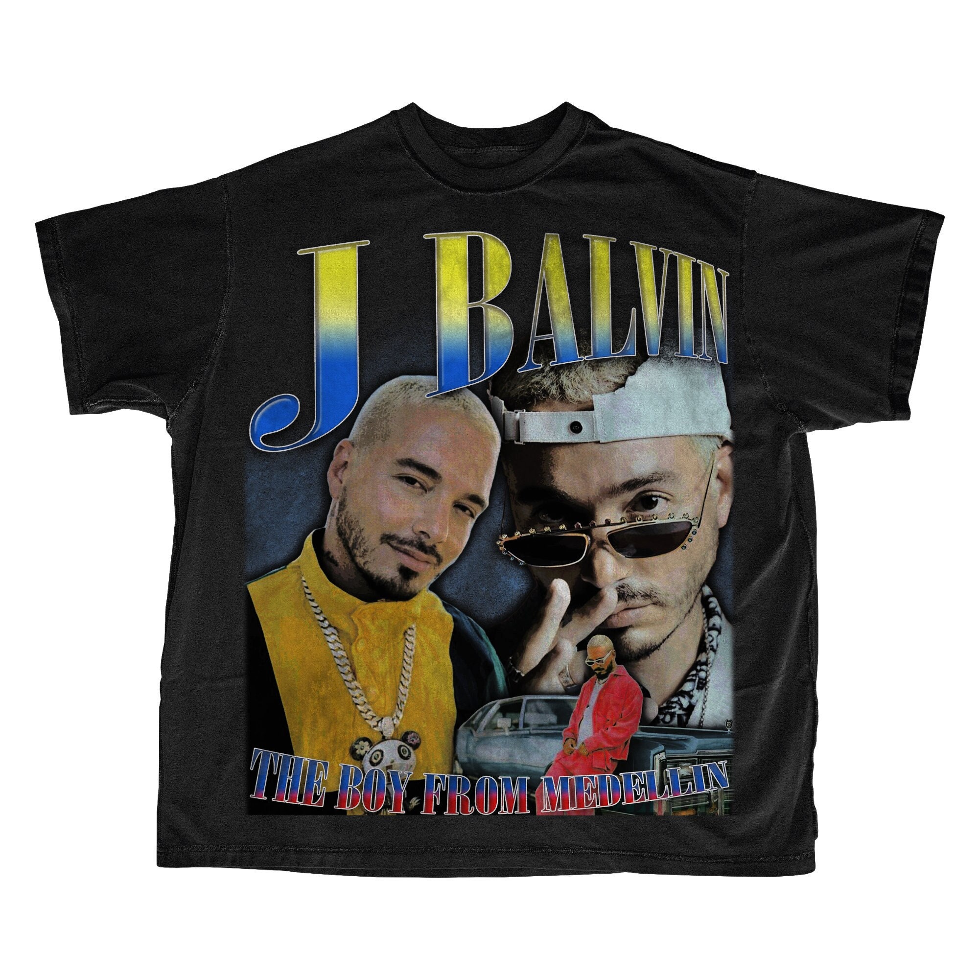 J Balvin Vibras Album Cover T-Shirt White