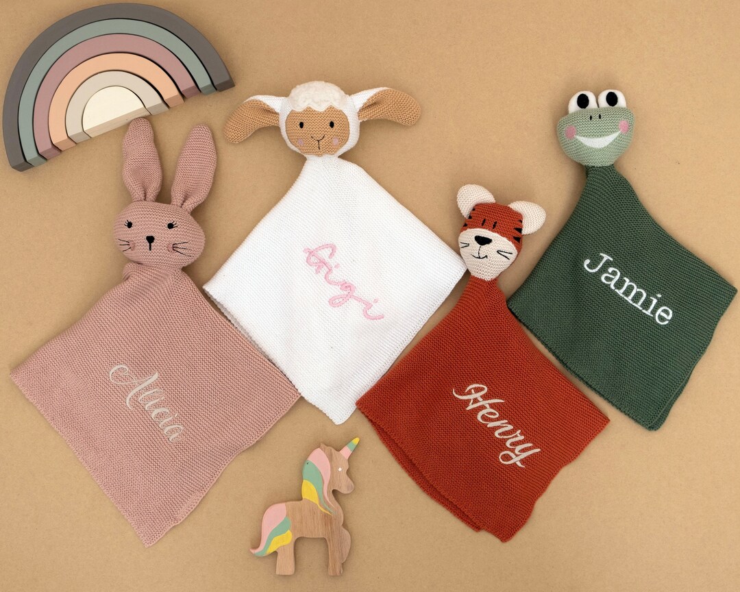 Personalized Baby Lovey, Lovey for Babies, Custom Baby Blanket, Security Blanket, Adoption Gift