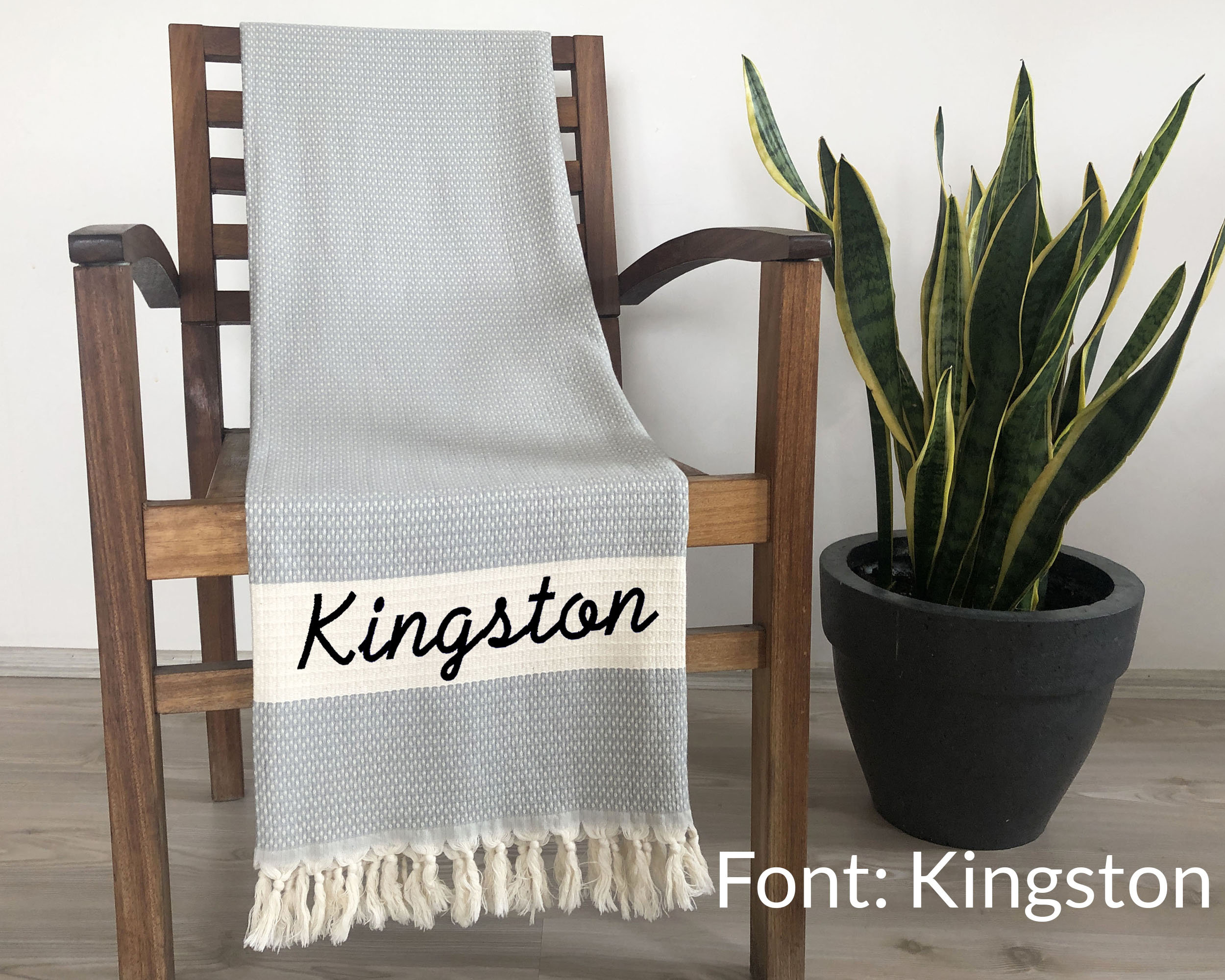 Personalized Custom Throw Blanket 100% Cotton, Second Anniversary Cotton Gift, Custom Unique Gift for Wife Her, Custom Wholesale Gift Bulk