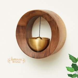 Sound Healing Wind Chimes Healing Windchime Japanese Wooden Wind Chime Home Decor Zen Door Hanger