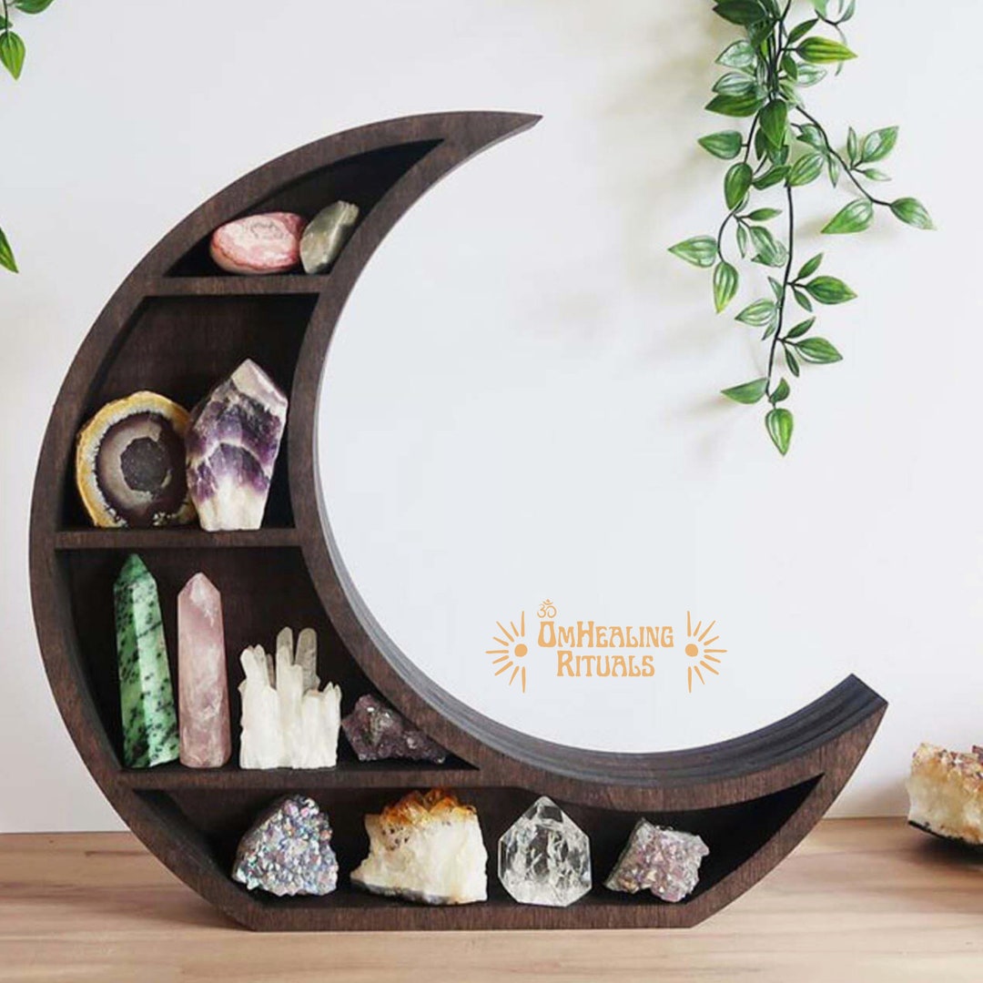 Essential Oil Bottle Display Shelf Crystal Display Shelf - Etsy